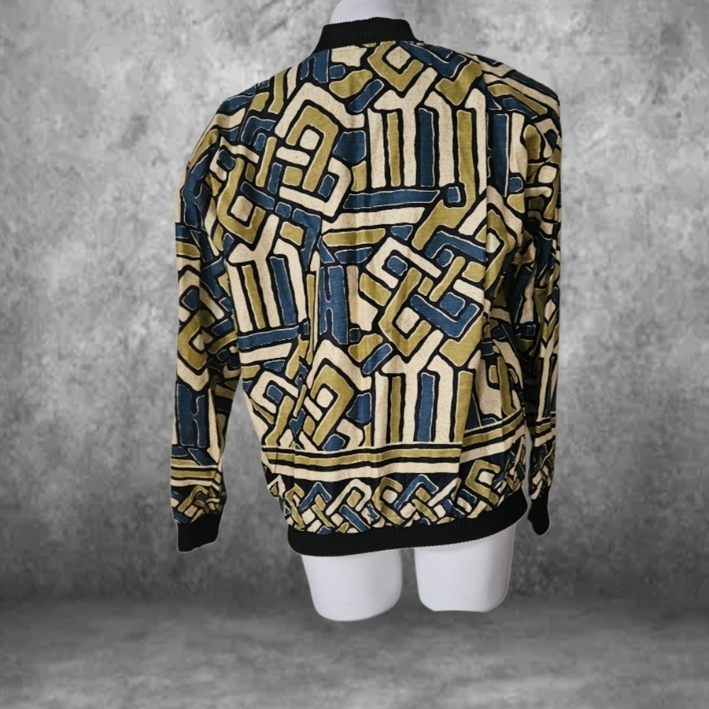Vintage Mijoi Geometric Patterned Jacket - image 2